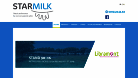 What Starmilk.be website looked like in 2019 (6 years ago)