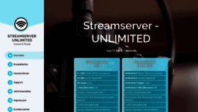 What Streamserver-unlimited.de website looked like in 2019 (4 years ago)