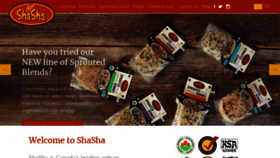 What Shashabread.com website looked like in 2019 (4 years ago)