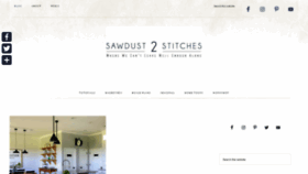 What Sawdust2stitches.com website looked like in 2019 (4 years ago)