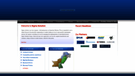 What Sigma-solution.com website looked like in 2019 (4 years ago)
