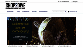 What Shop2dive.com website looked like in 2019 (4 years ago)