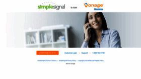 What Simplesignal.com website looked like in 2019 (4 years ago)