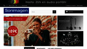 What Sonimagen.es website looked like in 2019 (4 years ago)