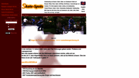 What Skatespots.de website looked like in 2019 (4 years ago)