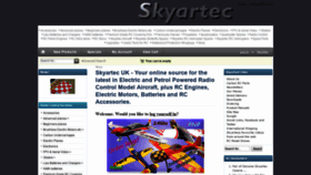 What Skyartec.co.uk website looked like in 2019 (4 years ago)