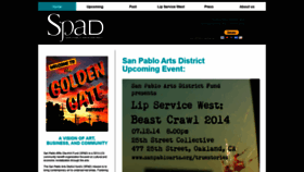What Sanpabloarts.org website looked like in 2019 (4 years ago)