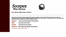 What Scorpex.net website looked like in 2019 (4 years ago)