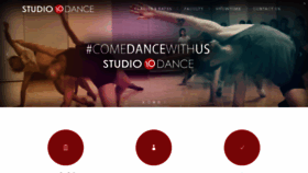 What Studio10dance.com website looked like in 2019 (4 years ago)