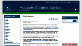 What Simplyvacuums.com website looked like in 2019 (4 years ago)