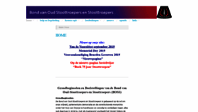 What Stoottroepers.nl website looked like in 2019 (4 years ago)