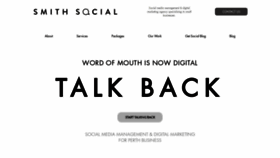 What Smithsocial.com.au website looked like in 2019 (4 years ago)