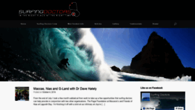 What Surfingdoctors.com website looked like in 2019 (4 years ago)