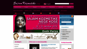 What Sajamkozmetike.com website looked like in 2019 (4 years ago)