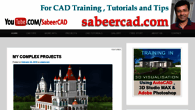 What Sabeercad.com website looked like in 2019 (4 years ago)