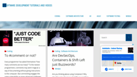 What Softdevtube.com website looked like in 2019 (4 years ago)