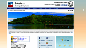 What Sabah.com website looked like in 2019 (4 years ago)