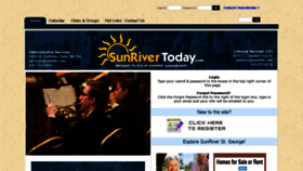 What Sunrivertoday.com website looked like in 2019 (4 years ago)