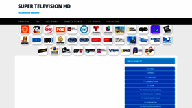 What Supertelevisionhd.com website looked like in 2019 (4 years ago)