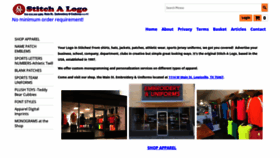 What Stitchalogo.com website looked like in 2019 (4 years ago)
