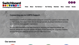 What Switchboard.org.uk website looked like in 2019 (4 years ago)