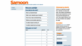 What Samoon.nl website looked like in 2019 (4 years ago)