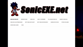 What Sonicexe.net website looked like in 2019 (4 years ago)
