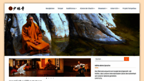 What Shaolin-tempel.eu website looked like in 2019 (4 years ago)