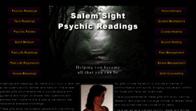What Salemsightpsychicreadings.com website looked like in 2019 (4 years ago)