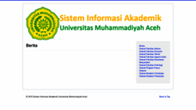 What Siakad.unmuha.ac.id website looked like in 2019 (4 years ago)
