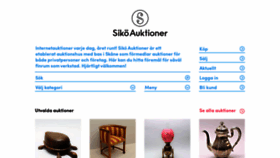 What Sikoauktioner.se website looked like in 2019 (4 years ago)