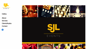 What Sjlevents.com website looked like in 2019 (4 years ago)