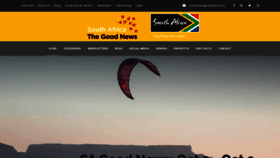 What Sagoodnews.co.za website looked like in 2019 (6 years ago)