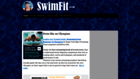 What Swimfit.co.uk website looked like in 2019 (4 years ago)