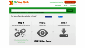 What Saveflash.com website looked like in 2019 (4 years ago)