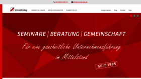 What Schmidtcolleg.de website looked like in 2019 (4 years ago)