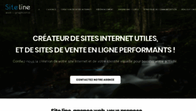 What Siteline.fr website looked like in 2019 (6 years ago)