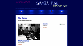 What Swanseapunk.co.uk website looked like in 2019 (4 years ago)