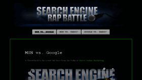What Searchenginerapbattle.com website looked like in 2019 (4 years ago)