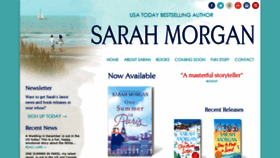 What Sarahmorgan.com website looked like in 2019 (4 years ago)