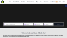 What Specialplacesofcostarica.com website looked like in 2019 (4 years ago)