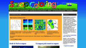 What Scrapcoloring.fr website looked like in 2019 (4 years ago)