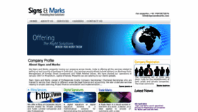 What Signsandmarks.com website looked like in 2019 (4 years ago)