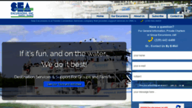 What Seaexcursions.com website looked like in 2019 (4 years ago)