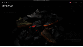 What Suprafootwear.com website looked like in 2019 (4 years ago)