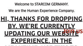 What Starcomgermany.com website looked like in 2019 (4 years ago)
