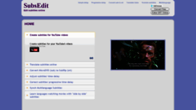 What Subsedit.com website looked like in 2019 (4 years ago)