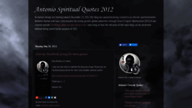 What Spiritualquotes2012.blogspot.com website looked like in 2019 (4 years ago)