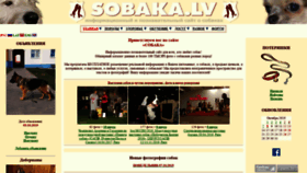 What Sobaka.lv website looked like in 2019 (5 years ago)