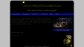 What Sanantoniotourist.com website looked like in 2019 (4 years ago)